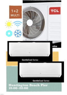 TCL GentleCool multisplit 1+2