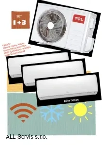 TCL ELITE multisplit 1+3